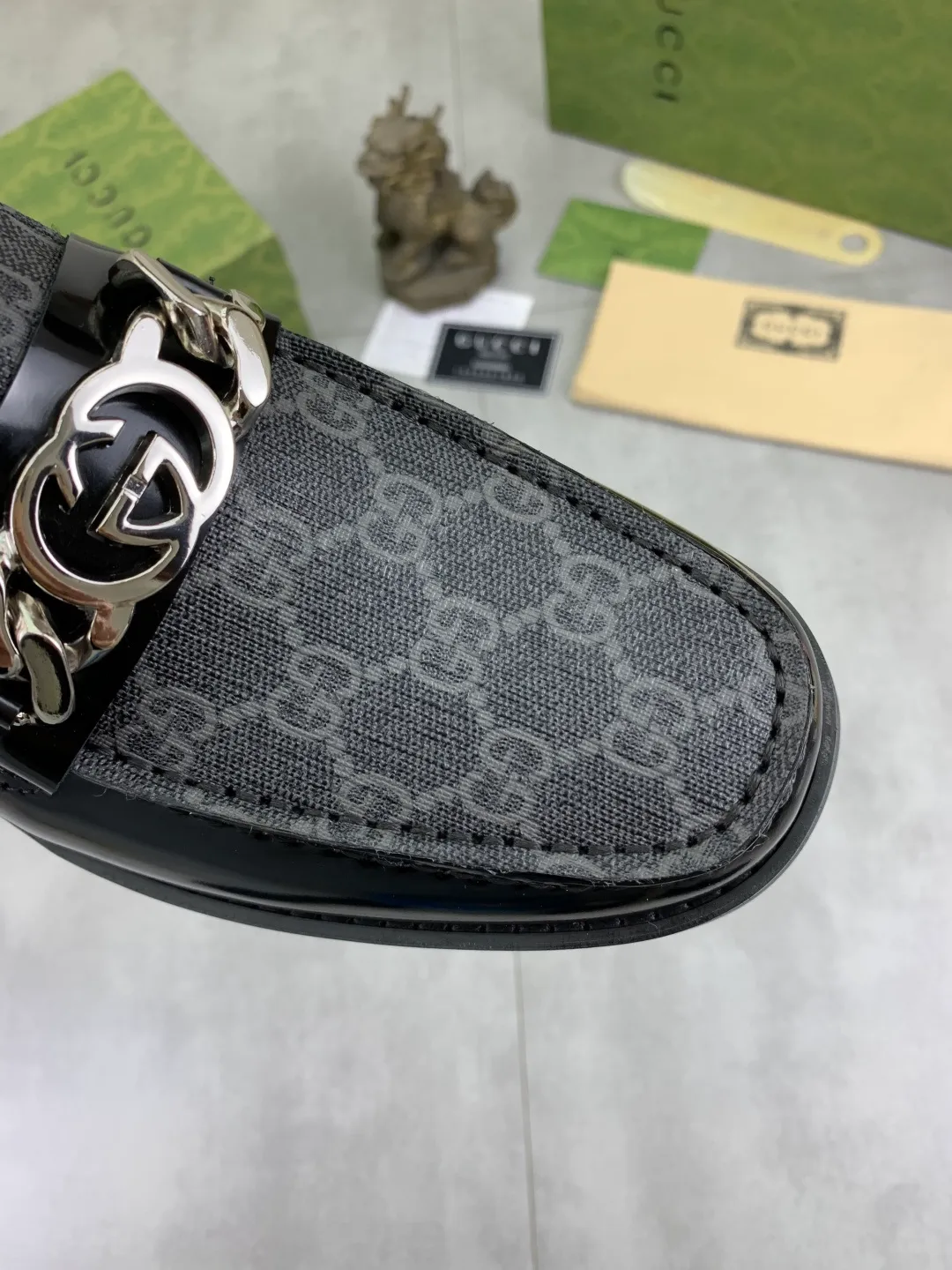 Men's men's shoes 💰P480 [New style] Water-dyed cowhide 💰💎💎💎 [Gucci] GUCCI high-end men's formal business leather shoes, original order 1:1 authentic goods! Original imported high-end open-edge beaded calfskin, original metal buckle, imported first-layer cowhide lining for feet, original outsole, men's shoe size: 38-45, 2️⃣ colors available